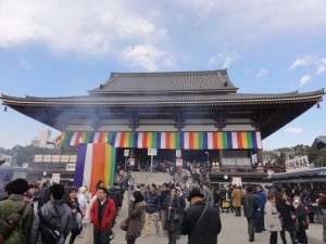 まちのシンボル　西新井薬師　※新井薬師は別のお寺です。